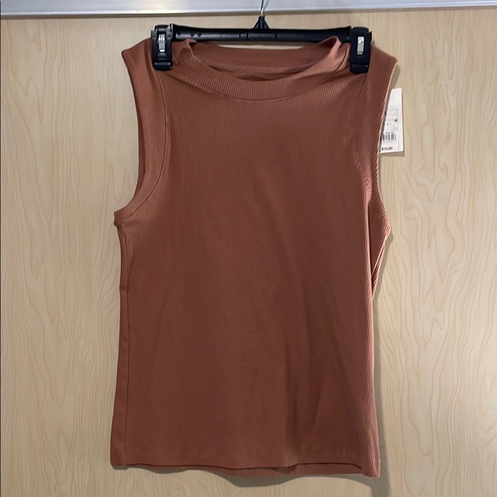 Sleeveless Brown Top NWT